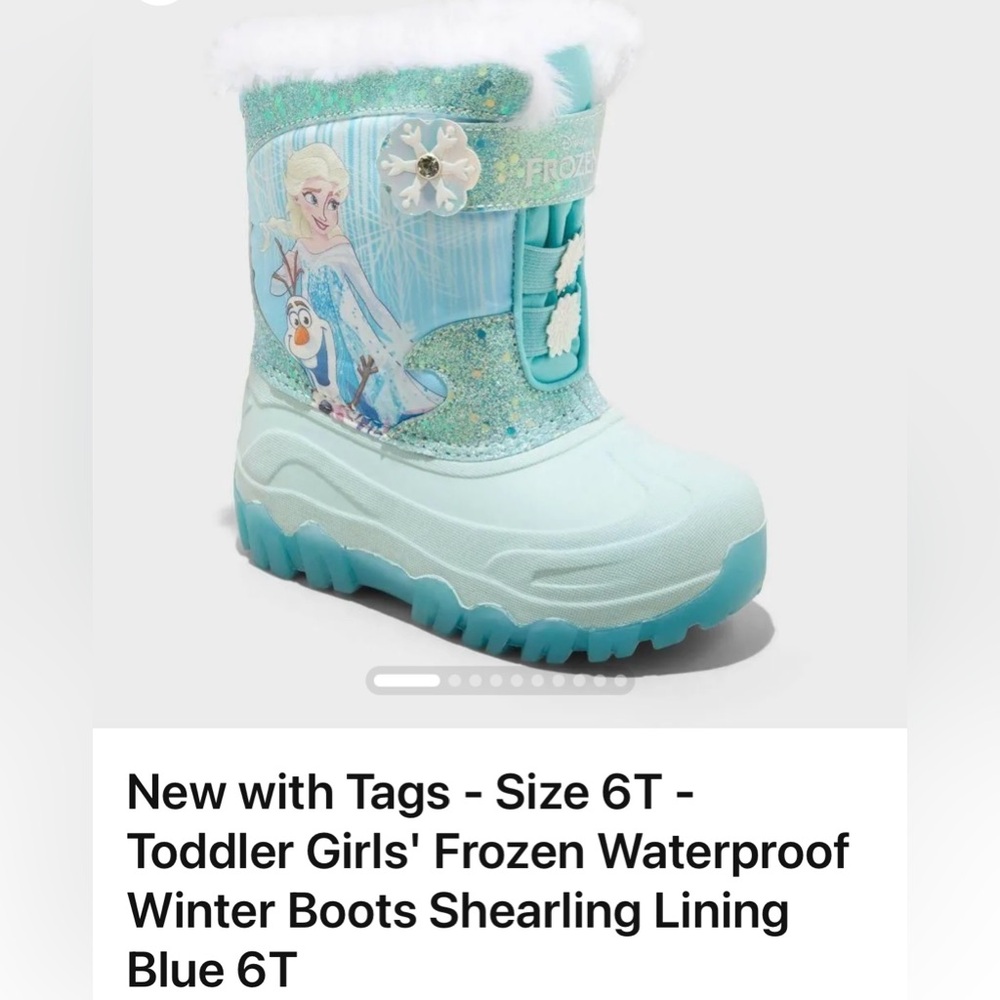 Kids' Blue Winter Boots